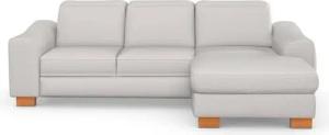 sit&more Ecksofa Dundee L-Form, mit Federkern und Massivholzfüßen, wahlweise mit Kopfteilverstellung