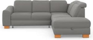 sit&more Ecksofa Dundee L-Form, mit Federkern und Massivholzfüßen, wahlweise mit Kopfteilverstellung