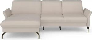sit&more Ecksofa Fashion L-Form, wahlweise mit Kopfteilverstellung, Vorziehsitz, motorisch, Nickelfüße