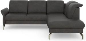 sit&more Ecksofa Fashion L-Form, wahlweise mit Kopfteilverstellung, Vorziehsitz, motorisch, Nickelfüße