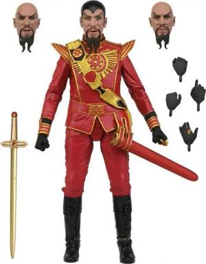 NECA Actionfigur NECA Flash Gordon Movie Ultimate Ming Red Military Outfit Actionfigur