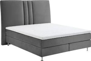 ATLANTIC home collection Boxspringbett Rita, mit Topper und hohen Kopfteil