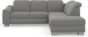 sit&more Ecksofa Dundee L-Form, mit Federkern und Edelstahlfüßen, wahlweise mit Kopfteilverstellung