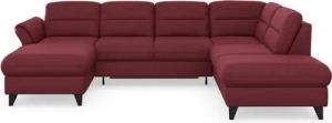 sit&more Wohnlandschaft Mellum U-Form, Federkern, wahlweise mit Bettfunktion, Stauraum und Armteilfunktion