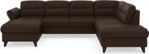 sit&more Wohnlandschaft Mellum U-Form, Federkern, wahlweise mit Bettfunktion, Stauraum und Armteilfunktion