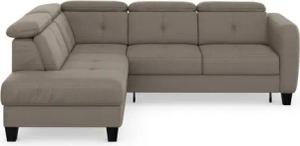 sit&more Ecksofa Belluci L-Form, inklusive Federkern, wahlweise mit Bettfunktion und Bettkasten