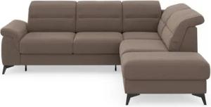 sit&more Ecksofa Sinatra L-Form, mit Ottomane, optional mit Kopfteilverstellung und Armteilfunktion