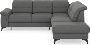 sit&more Ecksofa Sinatra L-Form, mit Ottomane, optional mit Kopfteilverstellung und Armteilfunktion