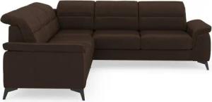 sit&more Ecksofa Sinatra L-Form, optinal mit Kopfteilverstellung und Armteilfunktion, Metallfüße