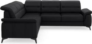 sit&more Ecksofa Sinatra L-Form, optinal mit Kopfteilverstellung und Armteilfunktion, Metallfüße