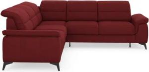 sit&more Ecksofa Sinatra L-Form, optinal mit Kopfteilverstellung und Armteilfunktion, Metallfüße