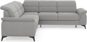 sit&more Ecksofa Sinatra L-Form, optinal mit Kopfteilverstellung und Armteilfunktion, Metallfüße