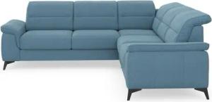 sit&more Ecksofa Sinatra L-Form, optinal mit Kopfteilverstellung und Armteilfunktion, Metallfüße