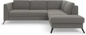sit&more Ecksofa Olsen L-Form, inklusive Sitztiefenverstellung, wahlweise mit Bettfunktion, 15cm hoch