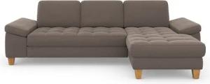 sit&more Ecksofa Westham L-Form, mit Recamiere, mit oder ohne Bettfunktion, Bettkasten, Füße Eiche