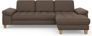 sit&more Ecksofa Westham L-Form, mit Recamiere, mit oder ohne Bettfunktion, Bettkasten, Füße Eiche