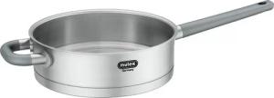 Mulex Bratpfanne LUGANO, Edelstahl 18/10 (1-tlg), Messskala, Schüttrand, Kapselboden, Ø 24 cm, Induktion