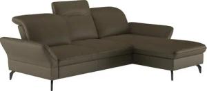 sit&more Ecksofa Leandro L-Form, Wahlweise mit Bett-, Kopfteil - und Armlehnfunktion, sowie Bettkasten