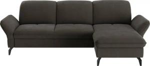 sit&more Ecksofa Leandro L-Form, Wahlweise mit Bett-, Kopfteil - und Armlehnfunktion, sowie Bettkasten