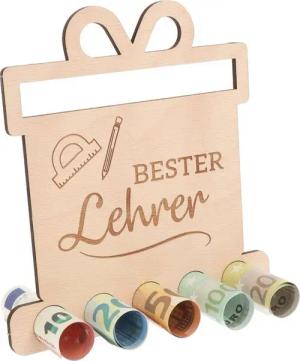 Spruchreif® Spardose Originelles Geldgeschenk, Geschenk zum Schulanfang, Geschenk Schule