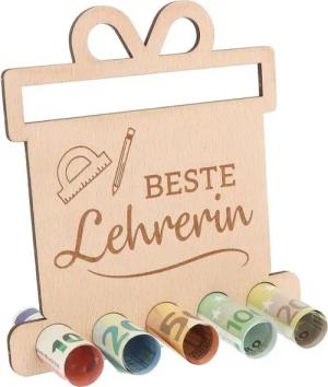 Spruchreif® Spardose Originelles Geldgeschenk, Geschenk zum Schulanfang, Geschenk Schule