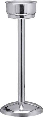 Contacto Sektkühler, Edelstahl, hochglänzend, extra hoher Rand, schwere Qualität, 18x67,5cm