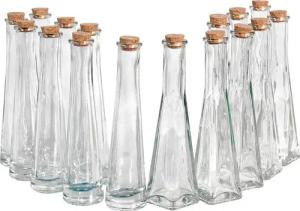 VBS XXL Trinkflasche Glasflaschen Geolini, 16 Stück