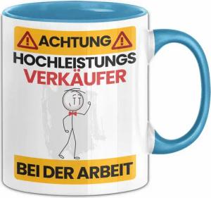 Trendation Tasse Verkäufer Tasse Geschenk Lustiger Spruch Geschenkidee für Verkäufer Ac
