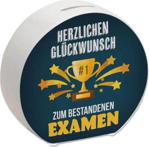 speecheese Spardose Herzlichen Glückwunsch Spardose mit Spruch zum erfolgreichen Examen