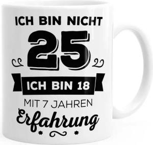 MoonWorks Tasse Kaffee-Tasse Geschenk-Tasse Ich bin nicht [object Object] sondern ich bin 18 mit {[object Object]_jahre_erfahrung} Jahren Erfahrung Geschenk Geburtstag MoonWorks®, Keramik