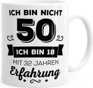 MoonWorks Tasse Kaffee-Tasse Geschenk-Tasse Ich bin nicht [object Object] sondern ich bin 18 mit {[object Object]_jahre_erfahrung} Jahren Erfahrung Geschenk Geburtstag MoonWorks®, Keramik