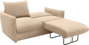 DOMO collection Schlafsofa 700023 Schlaffunktion, Federkern, 2-Sitzer, stabile Liegefläche, Sitzflächen einzeln ausklappbar zum Schlafen, Relaxen und Entspannen