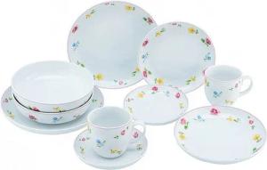 CreaTable Tafelservice 22900 Allround Summertime (10-tlg), 2 Personen, Porzellan
