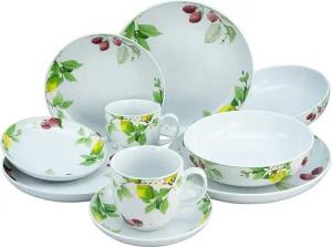 CreaTable Tafelservice 22544 Allround Royal Orchard (10-tlg), 2 Personen, Porzellan