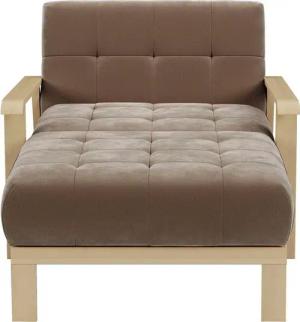 sit&more Recamiere Billund, Armlehnen aus Buchenholz in natur, verschiedene Bezüge und Farben