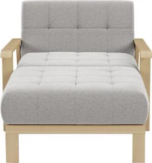 sit&more Recamiere Billund, Armlehnen aus Buchenholz in natur, verschiedene Bezüge und Farben