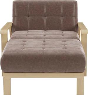 sit&more Recamiere Billund, Armlehnen aus Buchenholz in natur, verschiedene Bezüge und Farben