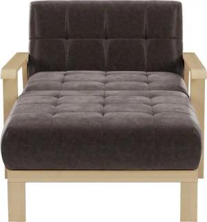 sit&more Recamiere Billund, Armlehnen aus Buchenholz in natur, verschiedene Bezüge und Farben