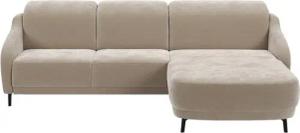 sit&more Ecksofa Blues L-Form, wahlweise mit Klapptisch und USB