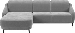 sit&more Ecksofa Blues L-Form, wahlweise mit Klapptisch und USB