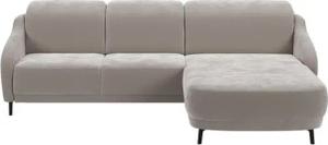 sit&more Ecksofa Blues L-Form, wahlweise mit Klapptisch und USB
