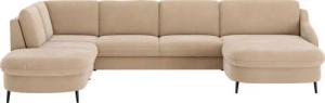 sit&more Wohnlandschaft Soul U-Form, wahlweise mit Bettfunktion und Bettkasten oder Schubkasten