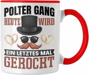 Trendation Tasse Polterabend Tasse Geschenk Keramik Geschenkidee Spruch
