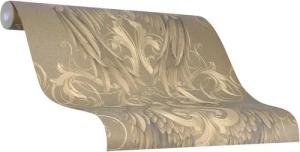 Glööckler Vliestapete Gold, ornamental, moderne Tapete für Wohnzimmer Schlafzimmer Küche