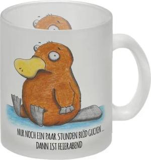speecheese Tasse Nur noch ein paar Stunden blöd gucken, dann ist Feierabend Glas Tasse