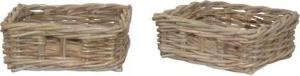 moebel-direkt-online Aufbewahrungskorb Anja (Spar-Set, 2 St., 2tlg.-Set), handgeflochten