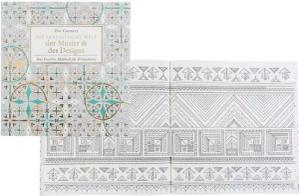 Idena Malvorlage Idena 68131 - Malbuch für Erwachsene, Motiv Muster und Designs, 80