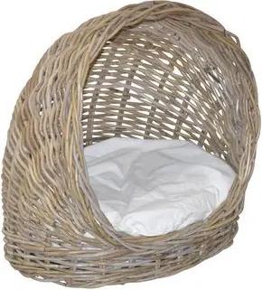 moebel-direkt-online Katzenliege Moritz, Stoffbezug, 100% Polyester, handgeflochten