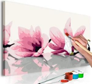 Artgeist Malen nach Zahlen Magnolie (weißer Hintergrund)