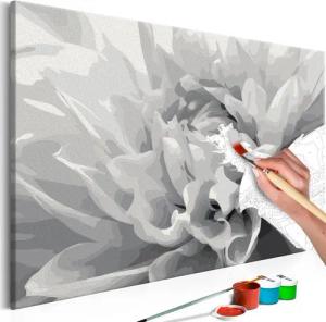 Artgeist Malen nach Zahlen Schwarz-weiße Blume